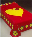 175 160x220 strawbery jahodovočervená deka 689