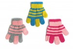 Rukavičky 5 prstové R-117 DB mix farieb 14,16 cm 7160
