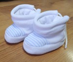 Topánky zamatové B5S nasúvačky dvojfarebné white biela 7188