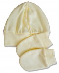 Čiapka a rukavice BA yellow žltá veľ. 36-38 7328
