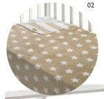 B55 stars 80x110 02 beige béžová deka 7469