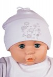 Čiapka Cr-Cz086b Kvetinka white biela 34 36 38 40 42 7502