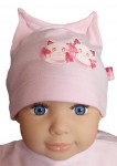 Čiapka Cr-Cz036 Cica pink ružová 34 36 38 40 42 7515