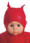 Čiapka WJ-Cz143 viazanie Uzlíky red červená 38 40 42 44 46 7684