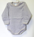 Body dlhý rukáv HX jednofarebné grey šedá 104 7874