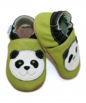 Capačky BA 038 kožené Panda green zelená 18/19  6-12 mes. 8079