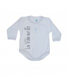 Body dlhý rukáv HX potlač white biela La Vida our life 62 8249