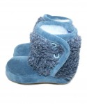 Capačky BW 005 kožené mikroplyš blue modrá 16/17 0-6 mes 8373