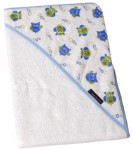 600 triangolo white biela osuška 100x100 cm bambus potlač 717 8416