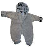 Overal mikroplyš grey šedá 80 8714