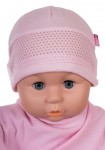 Čiapka Cr-Cz020 Sieťka pink ružová 34 36 38 40 42 876