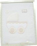 561 80x70 white biela pletená deka 88