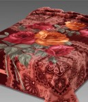 257 220x240 burgundy bordová deka 8926