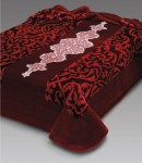 236 220x240 burgundy bordová deka 8937