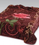 229 220x240 burgundy bordová deka 8939