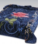 229 220x240 navy blue tmavomodrá deka 8940