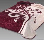 5226 220x240 burgundy bordová deka 8990