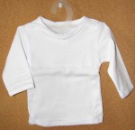 Košielka B vrúbková white biela 62 9106