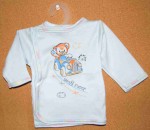 Košielka B potlač blue modrá 62 9121