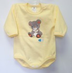 Body dlhý rukáv HX potlač yellow žltá 56 9130