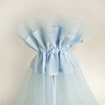 Baldachýn 400x170 moskytiera blue modrá 914