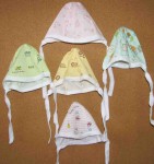 Čiapka kojenecká 1 bavlna potlač mix farieb 9170