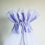 Baldachýn 400x170 moskytiera lillac fialová 918