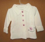 Svetrík JM 292 ivory maslová s ružovou 92 9182