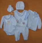 Komplet BA 5 dielny 56 blue modrá 9194