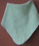 Šálik suchý zips froté green zelená 9303