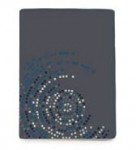 9346 grey concentric 220x240 04 blue modrá deka 937