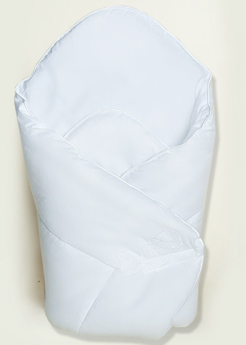 Zavinovačka hladká 80x80 Spiací macko biela bez výstuže 1029