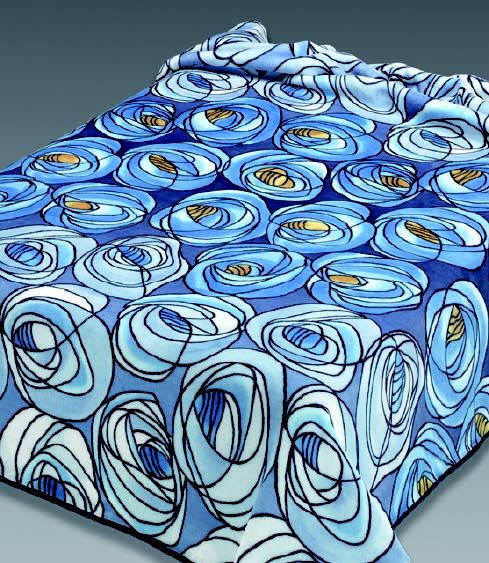 250 160x220 blue modrá deka 1040