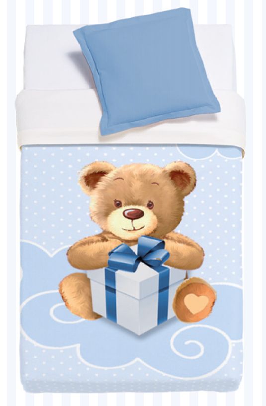 Baby VIP 508 c08 110x140 blue modrá deka 1108