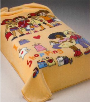 210 160x220 orange oranžová deka 1165