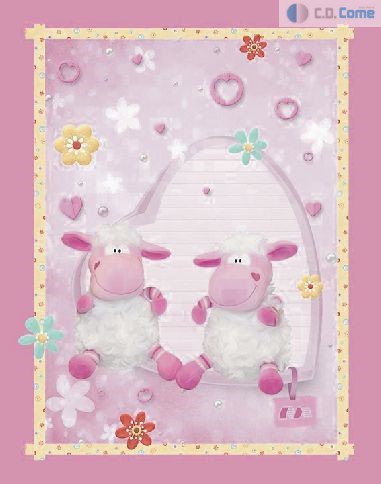 009 Piccola 80x110 04 pink ružová deka 120