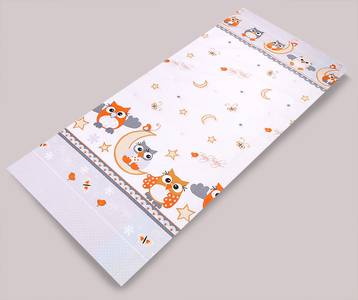 PS 3D 100x135 40x60 180x30 BA potlač grey šedá K sova 1244