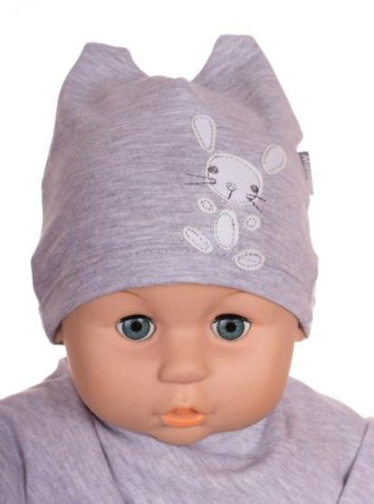 Čiapka Cr-Cz037 Zajko grey šedá 34 36 38 40 42 1245