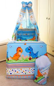 PS 5D 100x135 40x60 180x30 BA potlač blue modrá K dino 3183