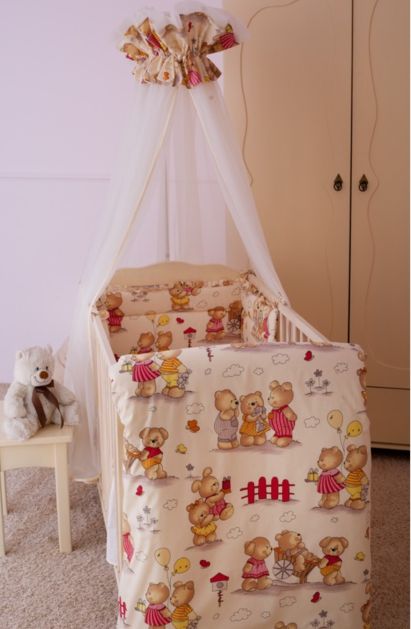 PS 1+1 100x135 40x60 BA potlač beige béžová K macko plotík 126