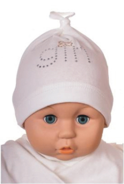 Čiapka Cr-Cz043 Girl white biela 34 36 38 40 42 1274
