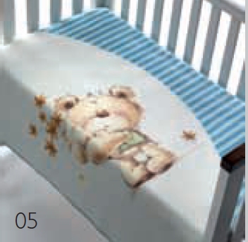 011 Piccola 80x110 05 blue modrá deka 128