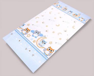 PS 3D 90x130 40x60 180x30 BA potlač blue modrá K sova 220