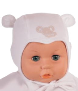 Čiapka Cr-Cz503 viazanie Myška white biela 36 38 40 42 44 1306