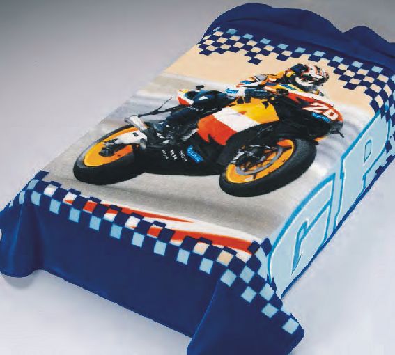 222 160x220 blue modrá deka 1367