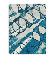 9357 diagonal 220x240 04 blue modrá deka 1370