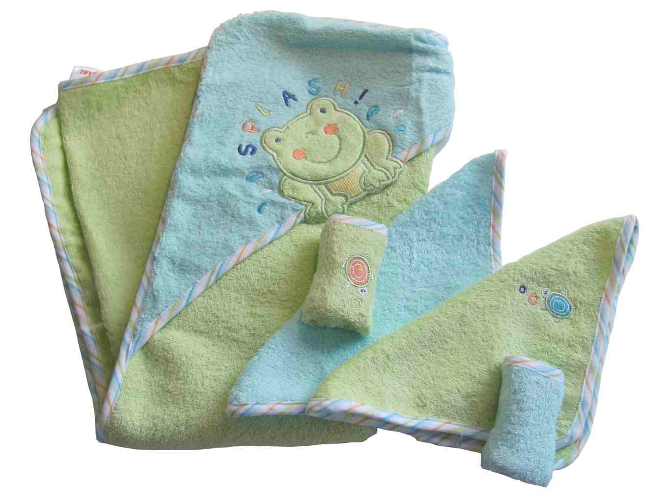 600 triangolo green zelená osuška 80x80 cm 4x žinka  Froté 1419