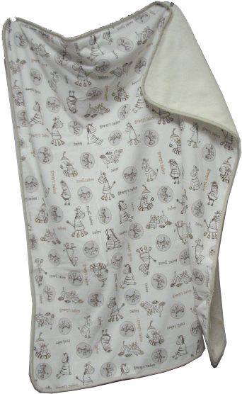 077 80x90 bavlna beige béžová zebra deka 1445