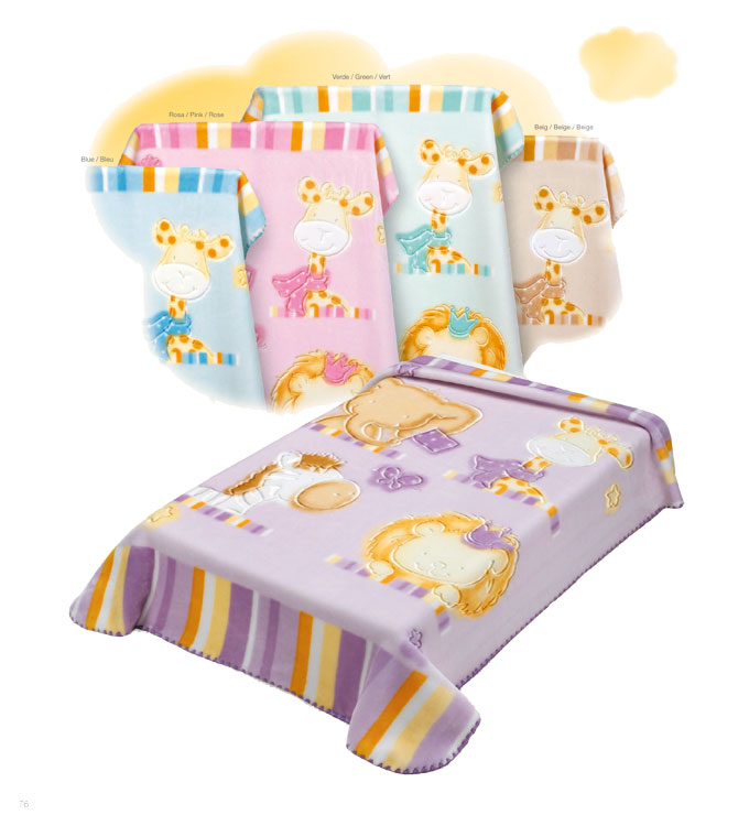 542 80x110 blue modrá deka 6055