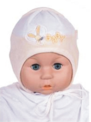 Čiapka WJ-Cz121 viazanie Milka beige béžová 36 38 40 42 44 1608